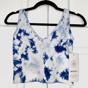 Tie dye print bralette
